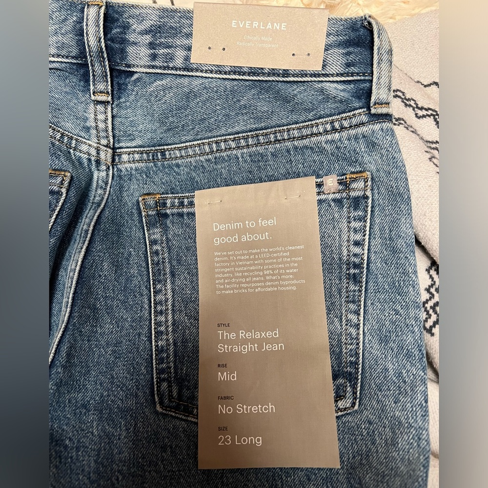 Everlane Relaxed Straight Jean NWT